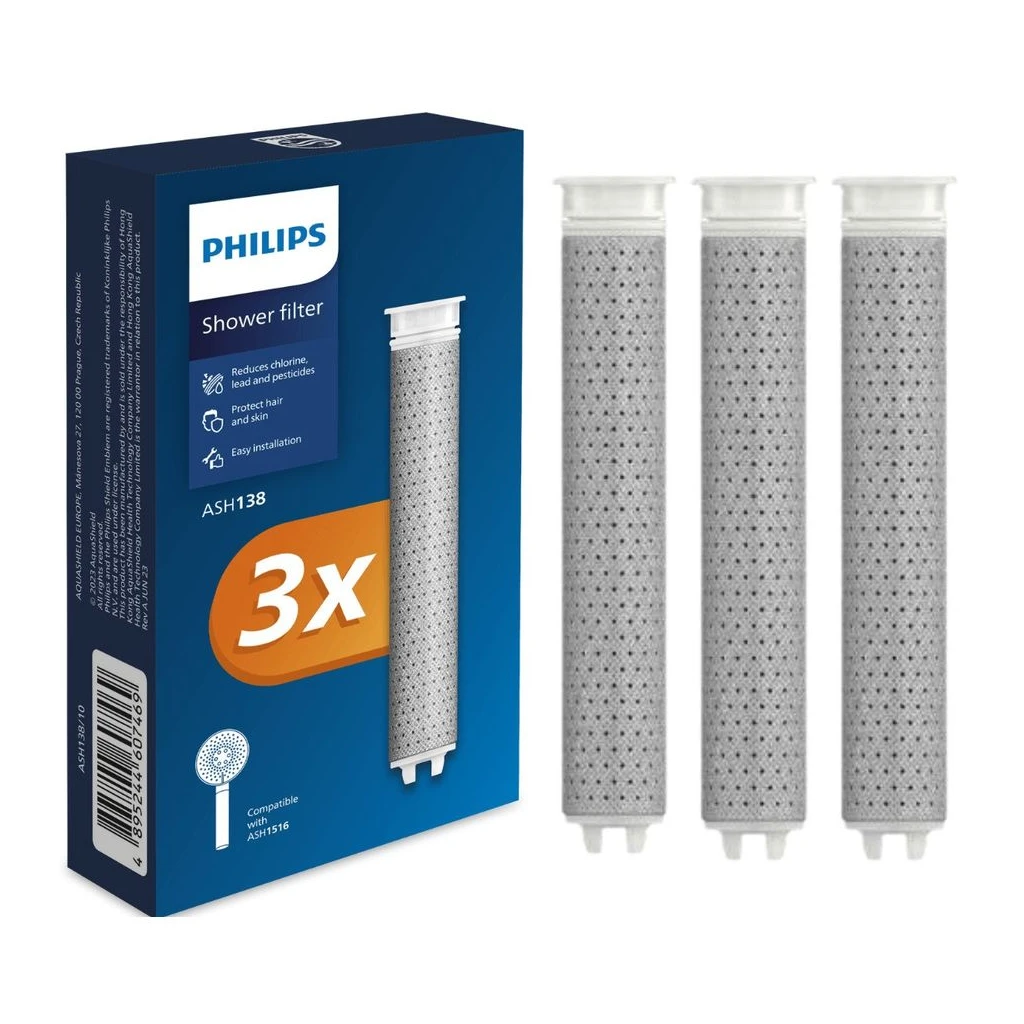 Philips Filter uložak za tuš ASH138/10 (3 filtera u pakovanju) - Zdravija voda, udobniji tuš - image 1