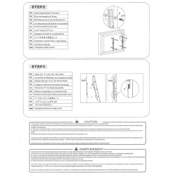 Zidni nosač GNC PSW698ST, 26"-55", 30kg, VESA 400x400, nagib, low profile 25mm - thumbnail 3