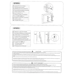 Zidni nosač GNC PSW698MT, 32"-65", 35kg, VESA 600x400, nagib, low profile 25mm - thumbnail 1
