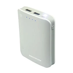 PowerBank MEDIACOM M-PBS104L punjač za baterije 10400mAh bijeli - thumbnail 1