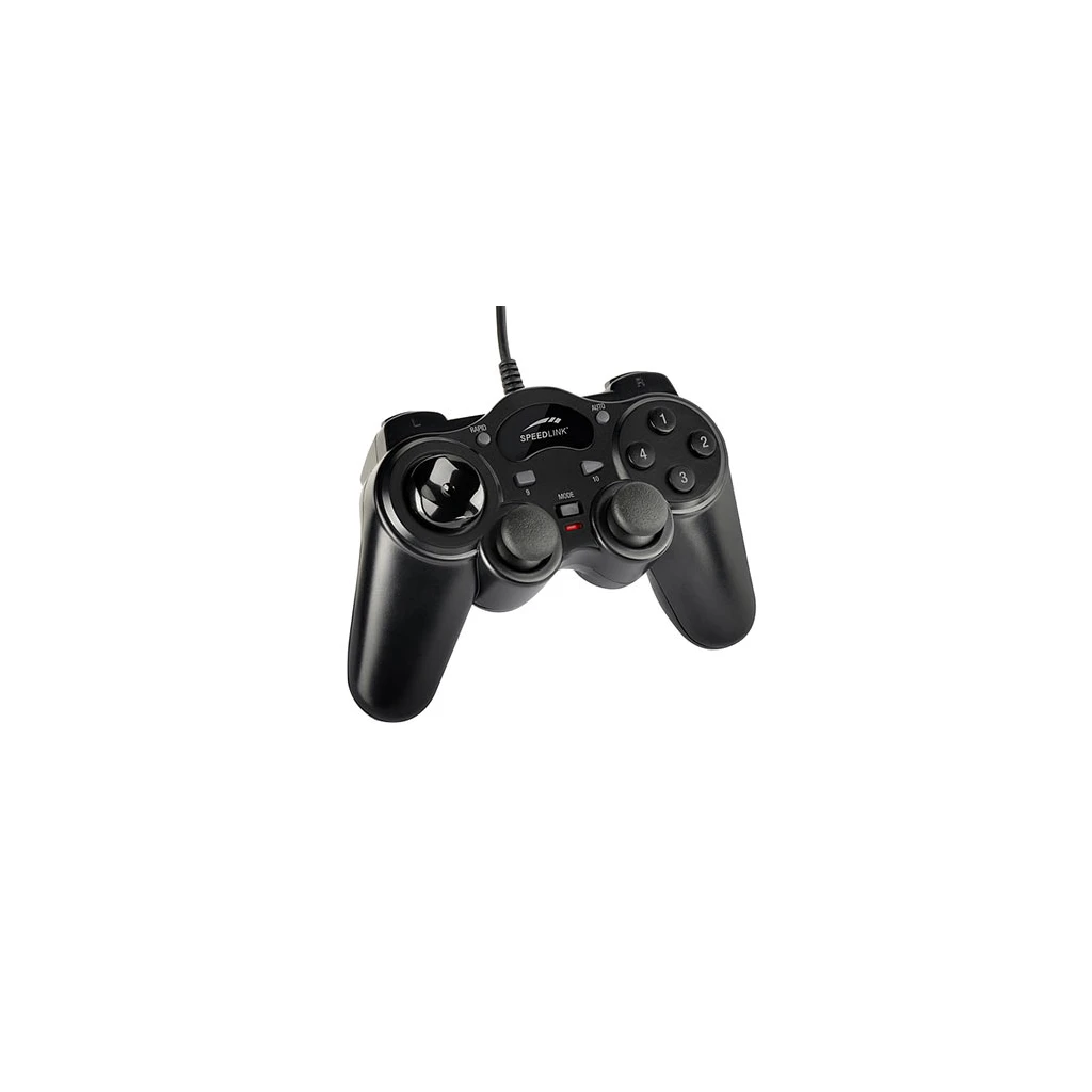 Game Pad SPEEDLINK THUNDERSTRIKE USB, black for PC, black, SL-6515-BK - image 1