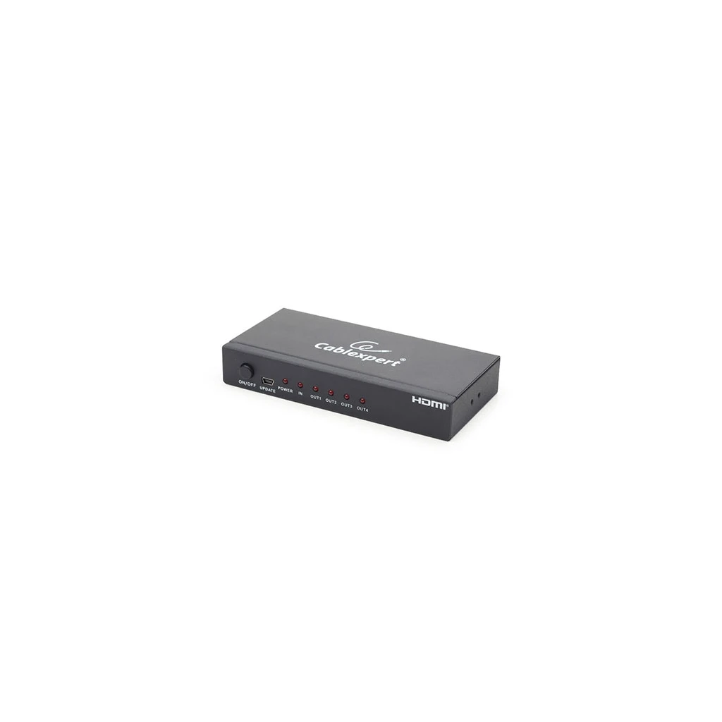 Video splitter HDMI Gembird DSP-4PH4-02 1ulaz-4izlaza (TV/mon/proj.), do 10m, 1080p/4K, 3D support - image 1