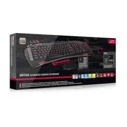 Tastatura SPEEDLINK VIRTUIS Advanced Gaming USB, black, US-lay, backlight, program., SL-6481-BK-US - thumbnail 2