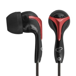 Slušalice ESPERANZA In-Ear, Ultra Strong BASS, black-red, EH123 - thumbnail 1
