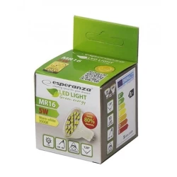LED sijalica ESPERANZA, MR16, 5W, A+, 480 lm, ELL107 - thumbnail 3
