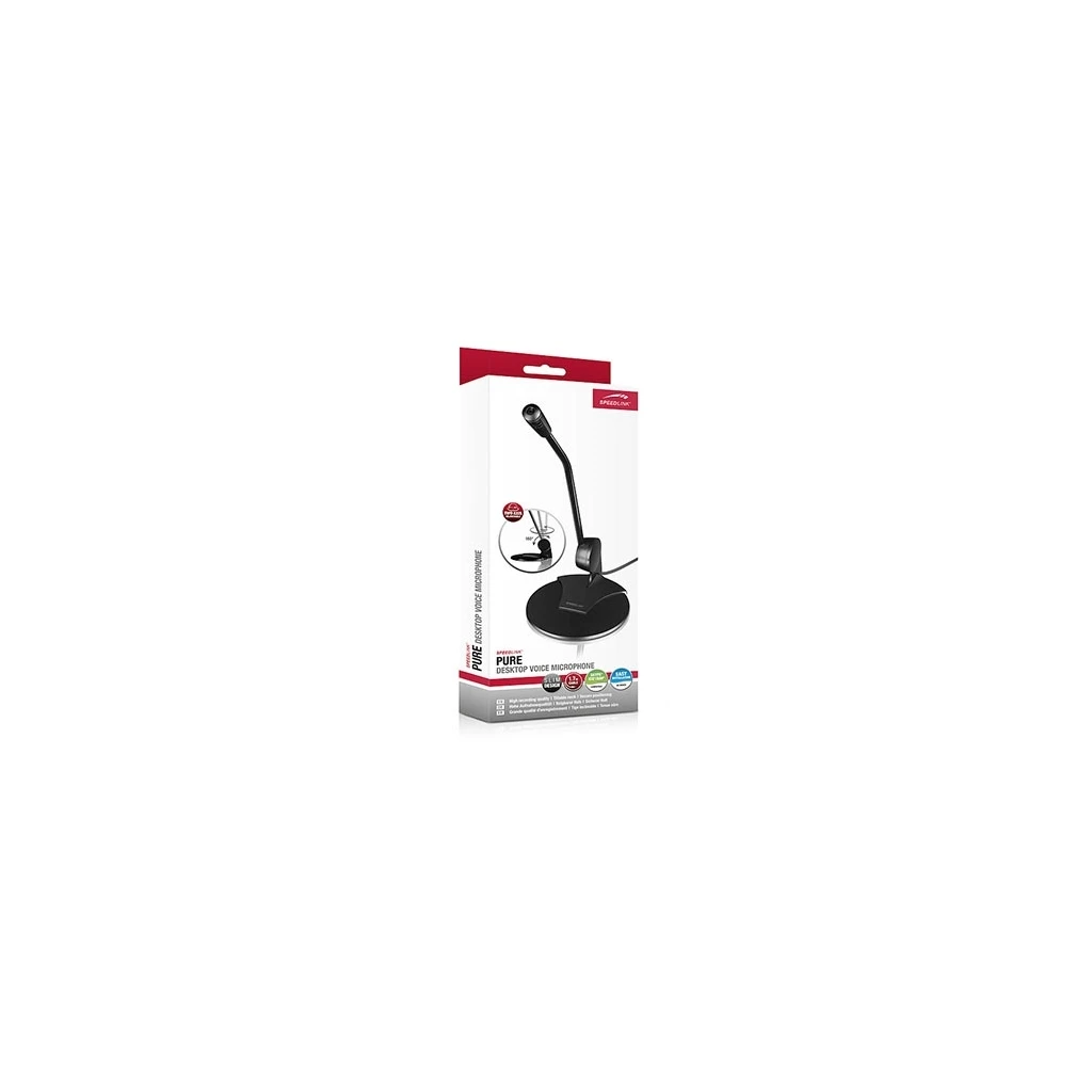 Mikrofon SPEEDLINK PURE Desktop Voice, black, SL-8702-BK - image 1