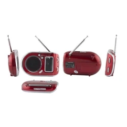 Digitalni radio + alarm + sat ESPERANZA PARROT RED, LCD Display, na baterije, ERB101R - thumbnail 2