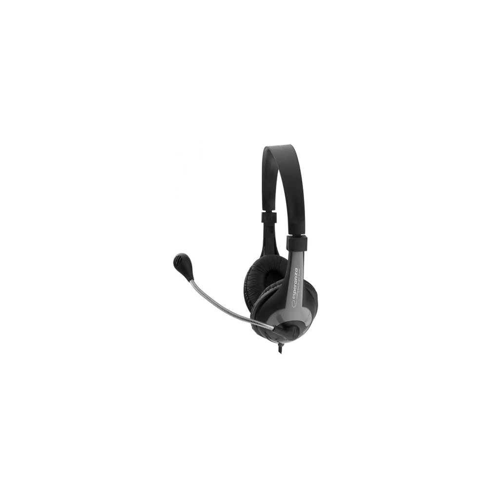 Slušalica sa mikrofonom ESPERANZA ROOSTER, volume control, black, EH158K - image 1