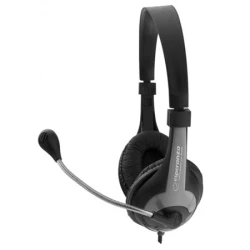 Slušalica sa mikrofonom ESPERANZA ROOSTER, volume control, black, EH158K - thumbnail 1