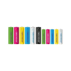 Punjive baterije ESPERANZA RECHARGEABLE Ni-MH  AA 2000MAH 2kom. white, EZA103W - thumbnail 3