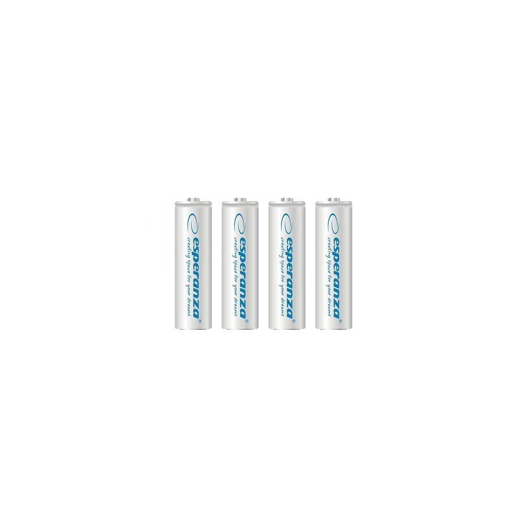 Punjive baterije ESPERANZA RECHARGEABLE Ni-MH AA 2000MAH 4kom. white, EZA104W - image 1
