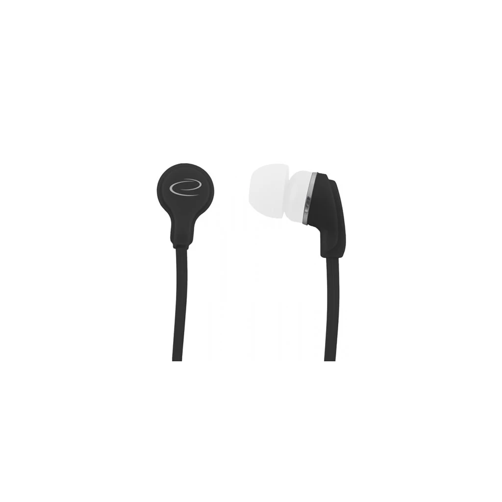 Slušalice ESPERANZA NEON In-Ear, Amplified BASS , black, 2x spare rubber pads EH147K - image 1