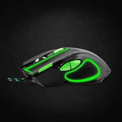 Miš ESPERANZA GAMING HAWK 7D MX401, BLACK-GREEN, 2400dpi, double-click, ergonomic, EGM401KG - thumbnail 3