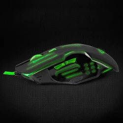 Miš ESPERANZA GAMING APACHE 6D MX403, GREEN, 2400dpi, ergonomic, EGM403G - thumbnail 2