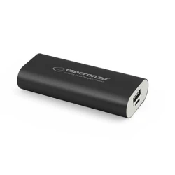 PowerBank ESPERANZA HADRON, 4400mAh, BLACK, EMP105K - thumbnail 1