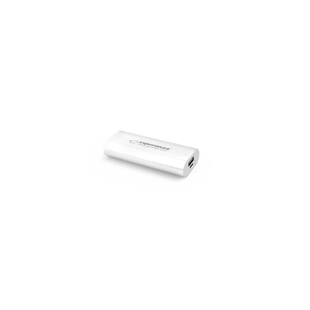 PowerBank ESPERANZA HADRON, 4400mAh, WHITE, EMP105W - image 1