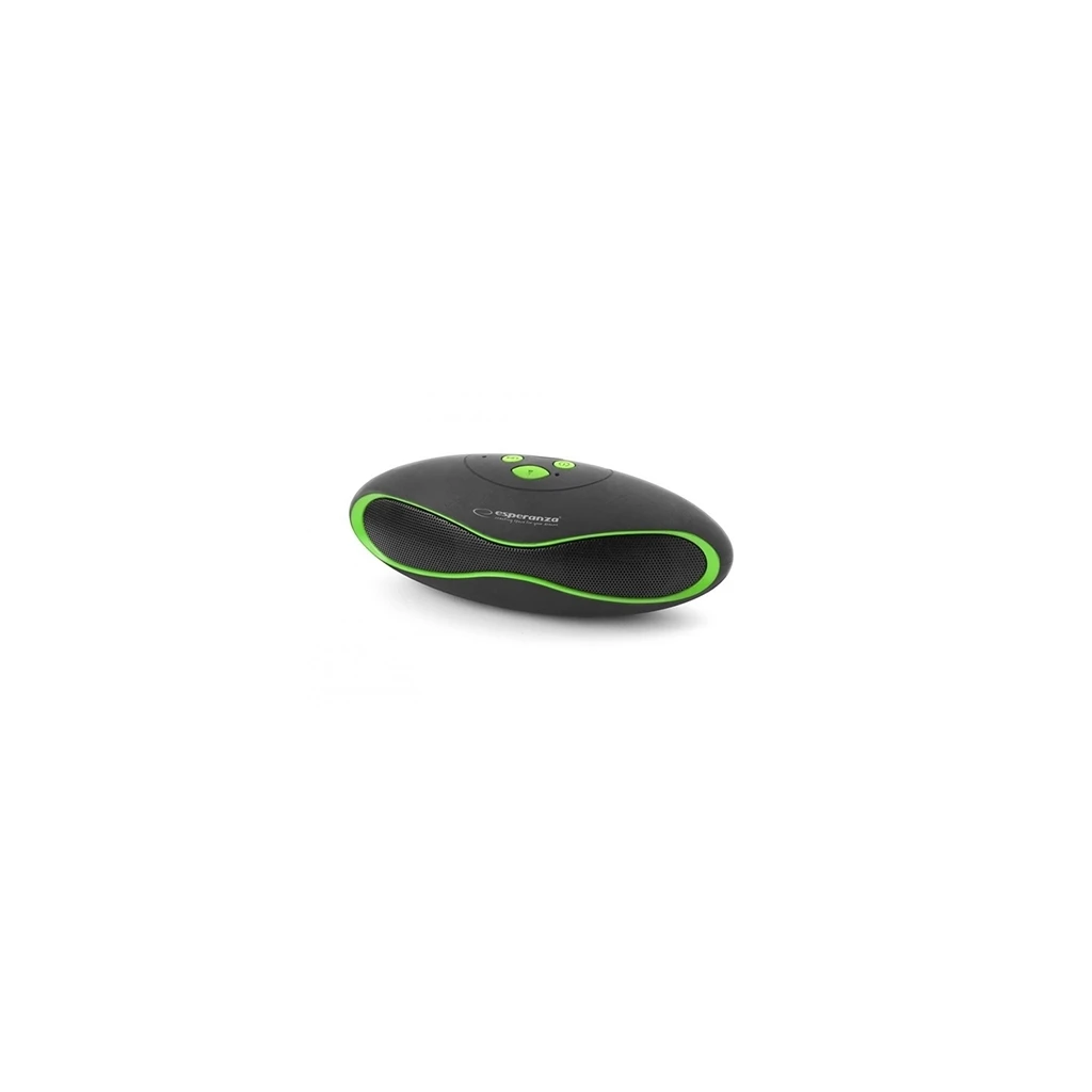 Zvučnici BLUETOOTH ESPERANZA TRIVAL, 3W, FM Radio, USB+microSD, BLACK-GREEN, EP117KG - image 1