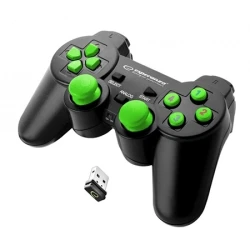 Game Pad ESPERANZA GLADIATOR, vibration, PS3/PC, wireless, black/green, EGG108G - thumbnail 1