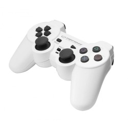 Game Pad ESPERANZA TROOPER, vibration, PS3/PC, USB, black/white, EGG107W - thumbnail 2