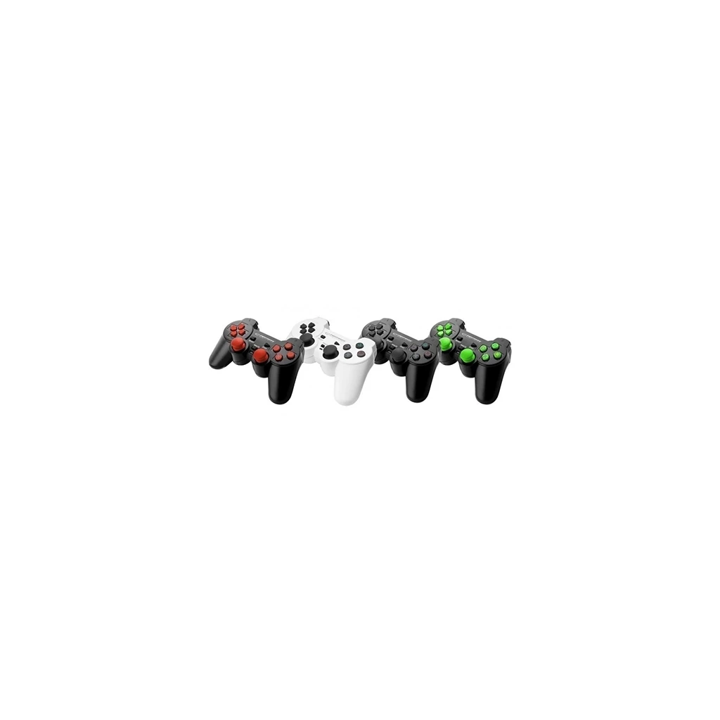 Game Pad ESPERANZA TROOPER, vibration, PS3/PC, USB, black/white, EGG107W - image 1