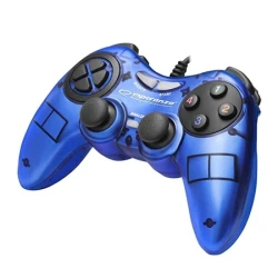 Game Pad ESPERANZA FIGHTER, vibration, PC, USB, blue, EGG105B - thumbnail 1