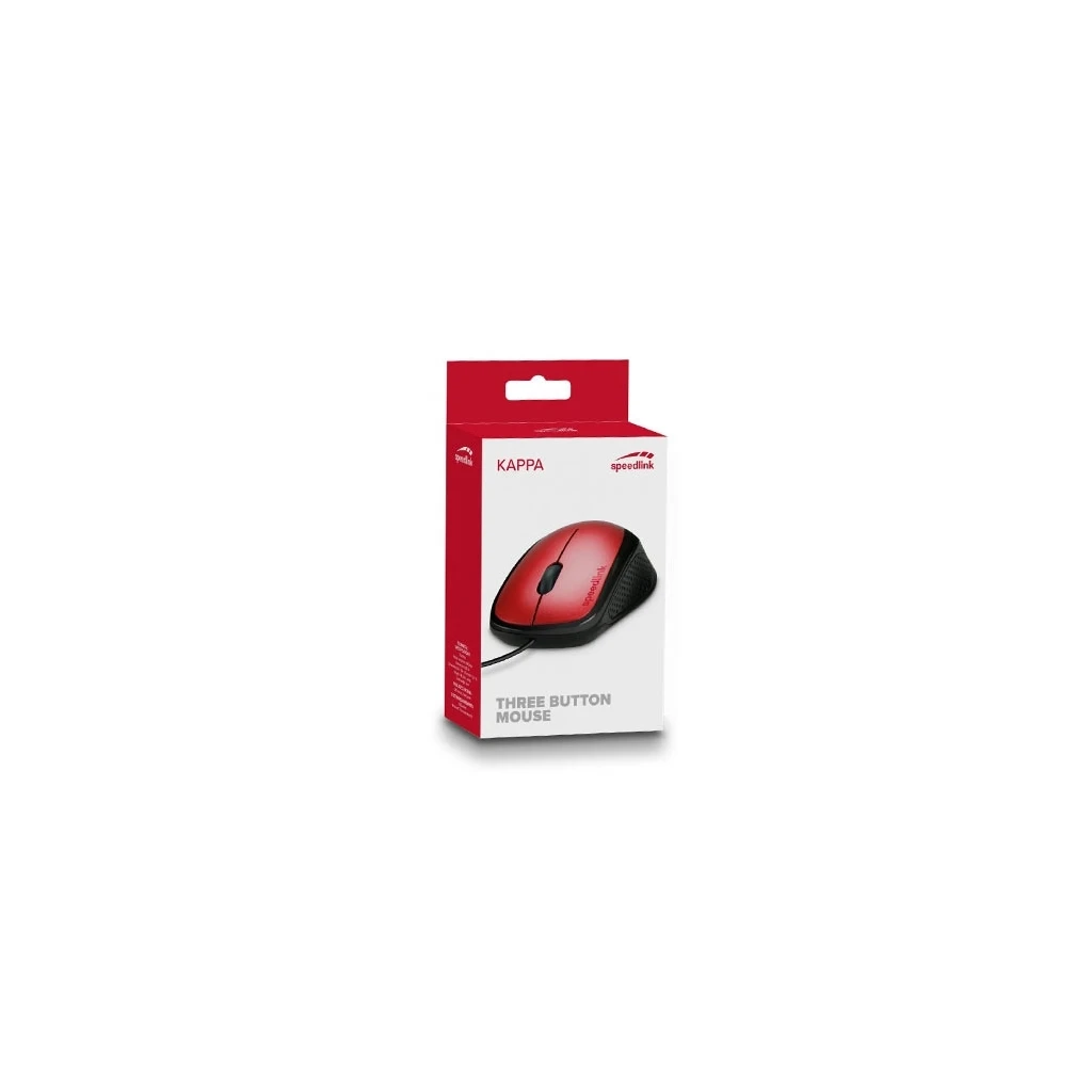 Miš SPEEDLINK KAPPA USB, red, SL-610011-RD - image 1