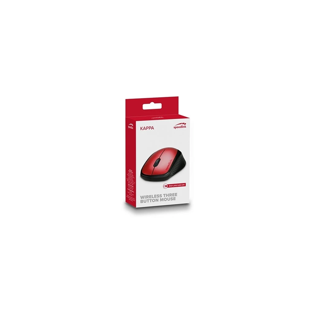 Miš SPEEDLINK KAPPA Wireless red, SL-630011-RD - image 1