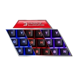 Tastatura i miš gaming ESPERANZA SHELTER, USB, multicolor illuminated, multimedia, US layout, EGK3000 - thumbnail 1