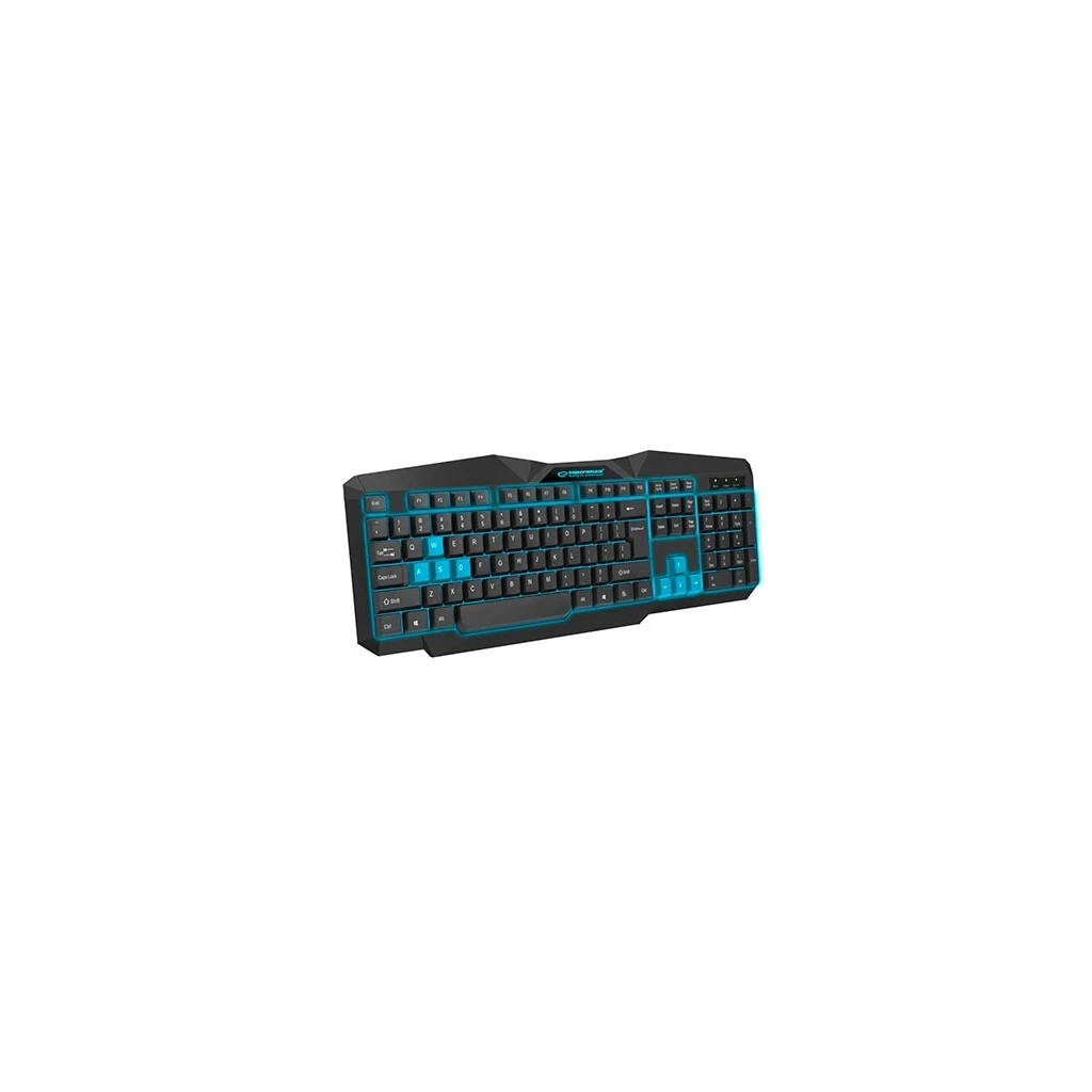 Tastatura gaming ESPERANZA TIRIONS, USB, illuminated, blue, US layout, EGK201B - image 1