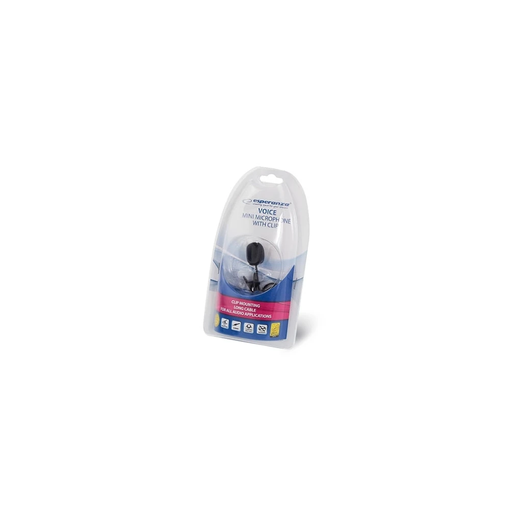 Mikrofon ESPERANZA VOICE, clip on, 3,5mm, EH178 - image 1