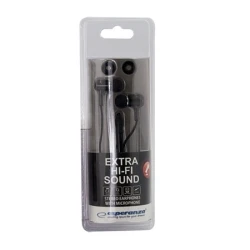 Slušalice sa mikrofonom ESPERANZA MOBILE In-Ear, 4 pin, black, EH162K - thumbnail 2