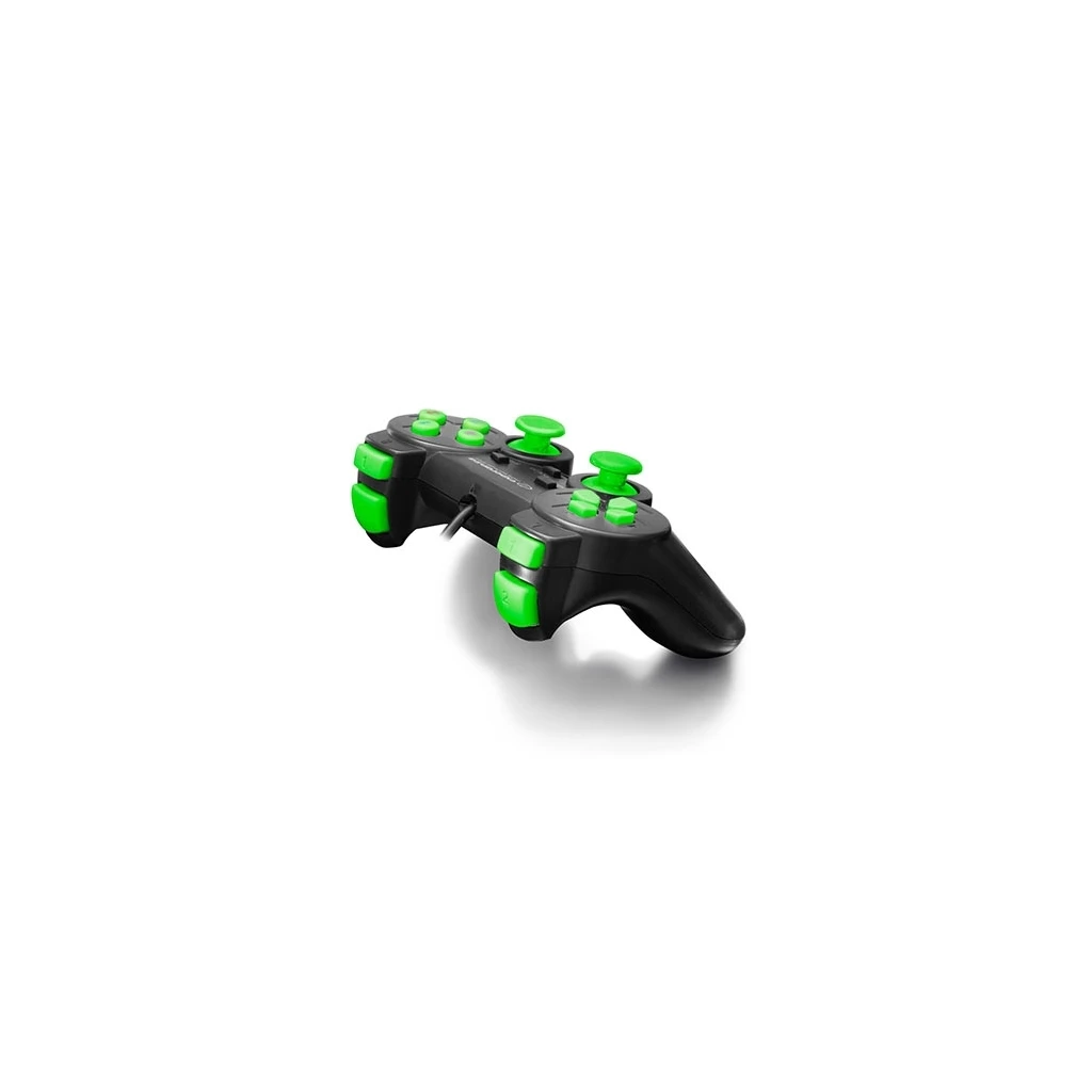 Game Pad ESPERANZA WARRIOR, vibration, PC, USB, black/green, EGG102G - image 1