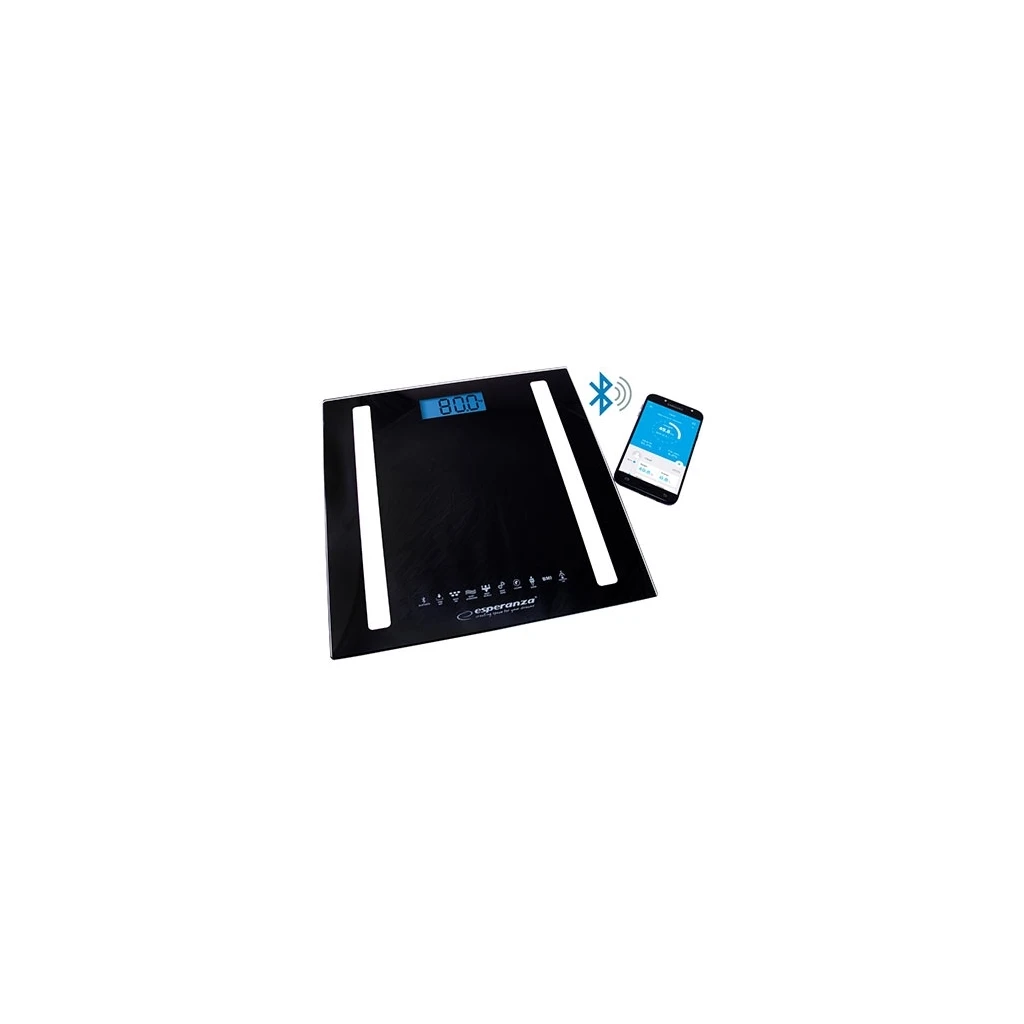 Kućna vaga ESPERANZA 8in1 bluetooth scale BESTFIT black, EBS016K - image 1