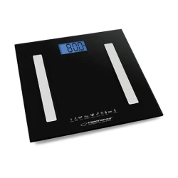 Kućna vaga ESPERANZA 8in1 bluetooth scale BESTFIT black, EBS016K - thumbnail 2