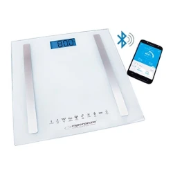 Kućna vaga ESPERANZA 8in1 bluetooth scale BESTFIT white, EBS016W - thumbnail 3