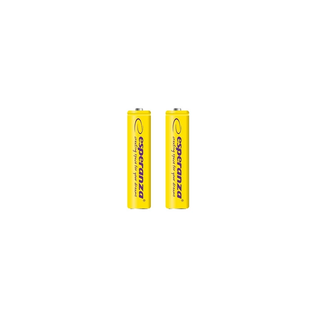 Punjive baterije ESPERANZA RECHARGEABLE Ni-MH AAA 1000MAH 2kom. yellow, EZA101Y - image 1