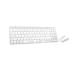 Tastatura i miš wireless ULTRASLIM ESPERANZA LIBERTY, white, USA layout, EK122W - thumbnail 2