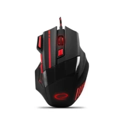 Miš ESPERANZA GAMING WOLF 7D MX201, Red, 2400dpi, double-click, ergonomic, EGM201R - thumbnail 1