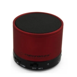 Zvučnik BLUETOOTH ESPERANZA FM RITMO, FM Radio, microSD, USB, CLARET/RED, EP115C - thumbnail 1