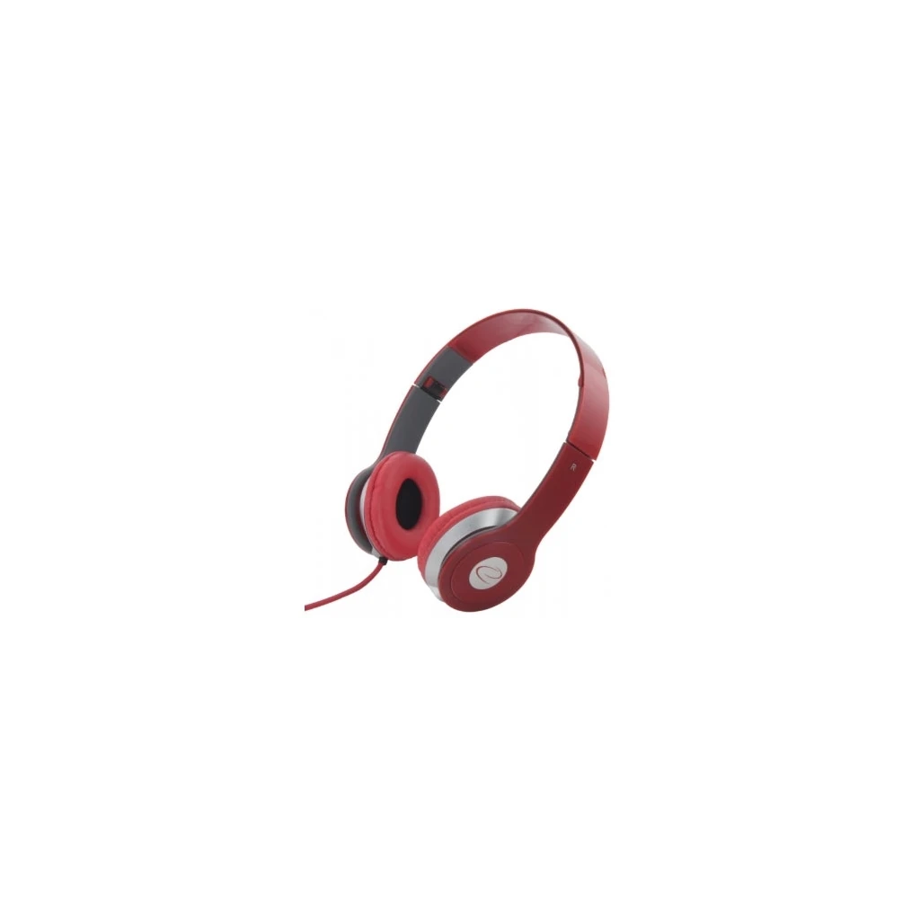 Slušalice sklopive ESPERANZA, TECHNO, red, volume control, EH145R - image 1