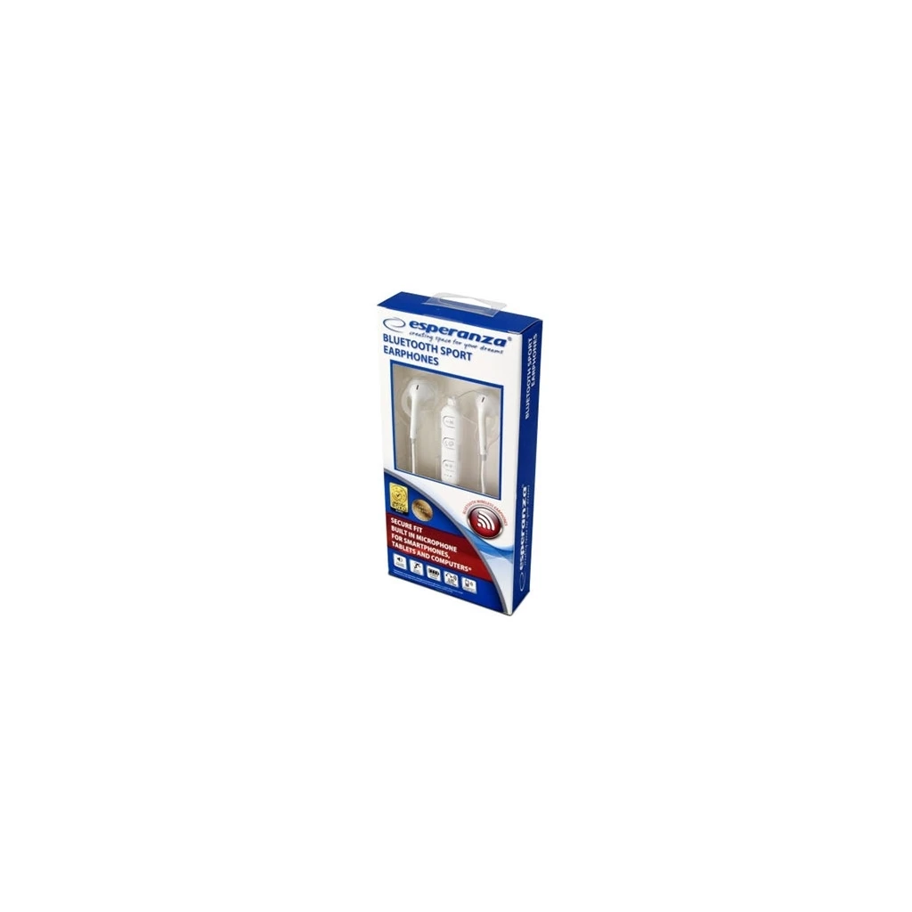 Slušalica bluetooth sa mikrofonom ESPERANZA SPORT, WHITE, EH187W - image 1