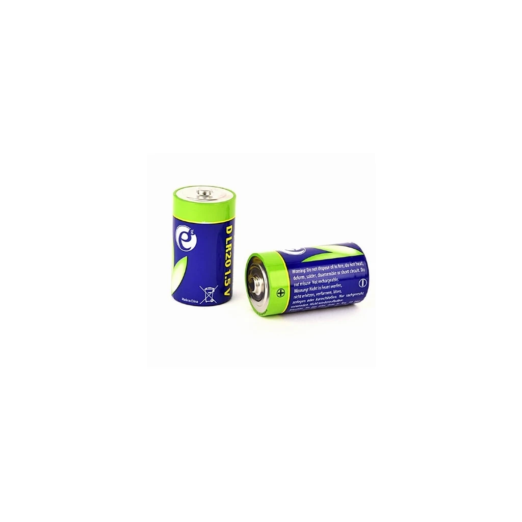 Gembird alkalna baterija D-cell LR20 1.5V, 2kom, EG-BA-LR20-01 - image 1