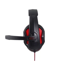 Slušalice sa mikrofonom ESPERANZA ARROW, gaming, 3,5mm, 4-pin, black red, PS4 kompatibilne, EGH360 - thumbnail 3