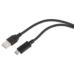 USB kabl Type-C  to Type-A, SPEEDLINK USB-C to USB-A Cable, 1m HQ, SL-180021-BK - thumbnail 1