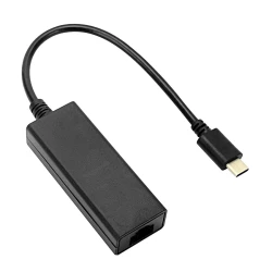 USB adapter kabl Type-C  to LAN, SPEEDLINK USB-C to Ethernet Adapter HQ, SL-180015-BK - thumbnail 1