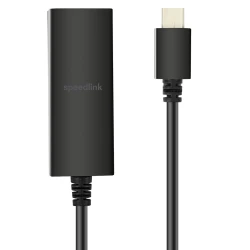 USB adapter kabl Type-C  to LAN, SPEEDLINK USB-C to Ethernet Adapter HQ, SL-180015-BK - thumbnail 2