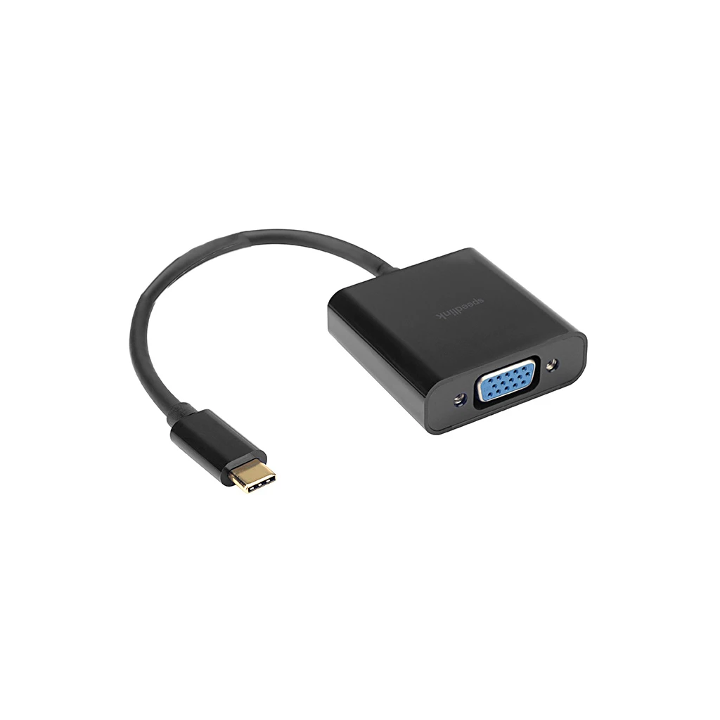 USB adapter kabl Type-C  to VGA, SPEEDLINK USB-C to VGA Adapter HQ, SL-180018-BK - image 1