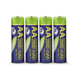 Gembird punjive baterije NiMH AA 4kom 2000mAh, EG-BA-AA20R4-01 - thumbnail 2