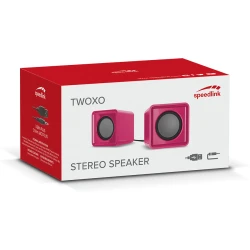 Zvučnici 2.0 SPEEDLINK TWOXO Stereo, pink, SL-810004-PK - thumbnail 3