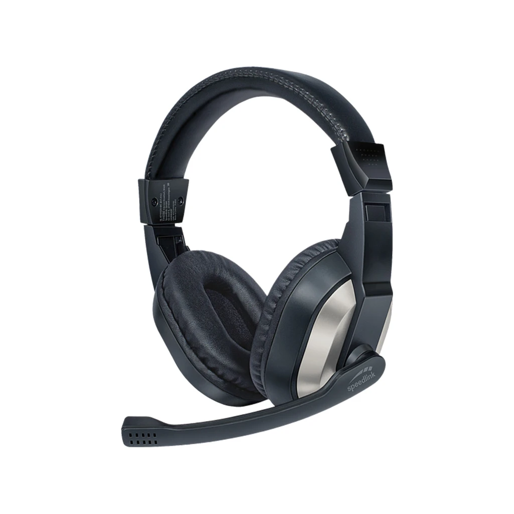 Slušalice sa mikrofonom SPEEDLINK THEBE Stereo, black, SL-870020-BK - image 1